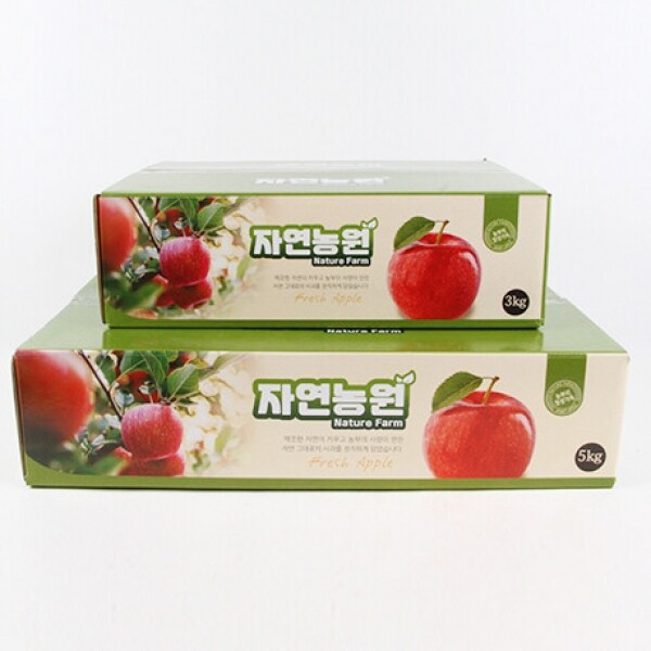자연농원(송이),사과 선물용(中) 5kg